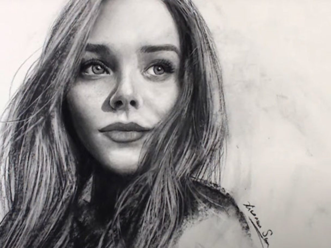 charcoal-drawing